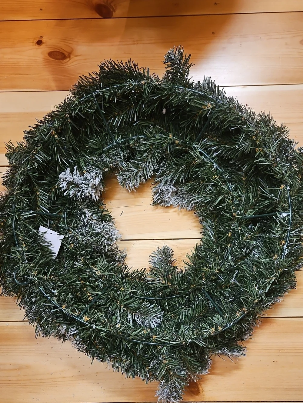Flocked Pine Wreath